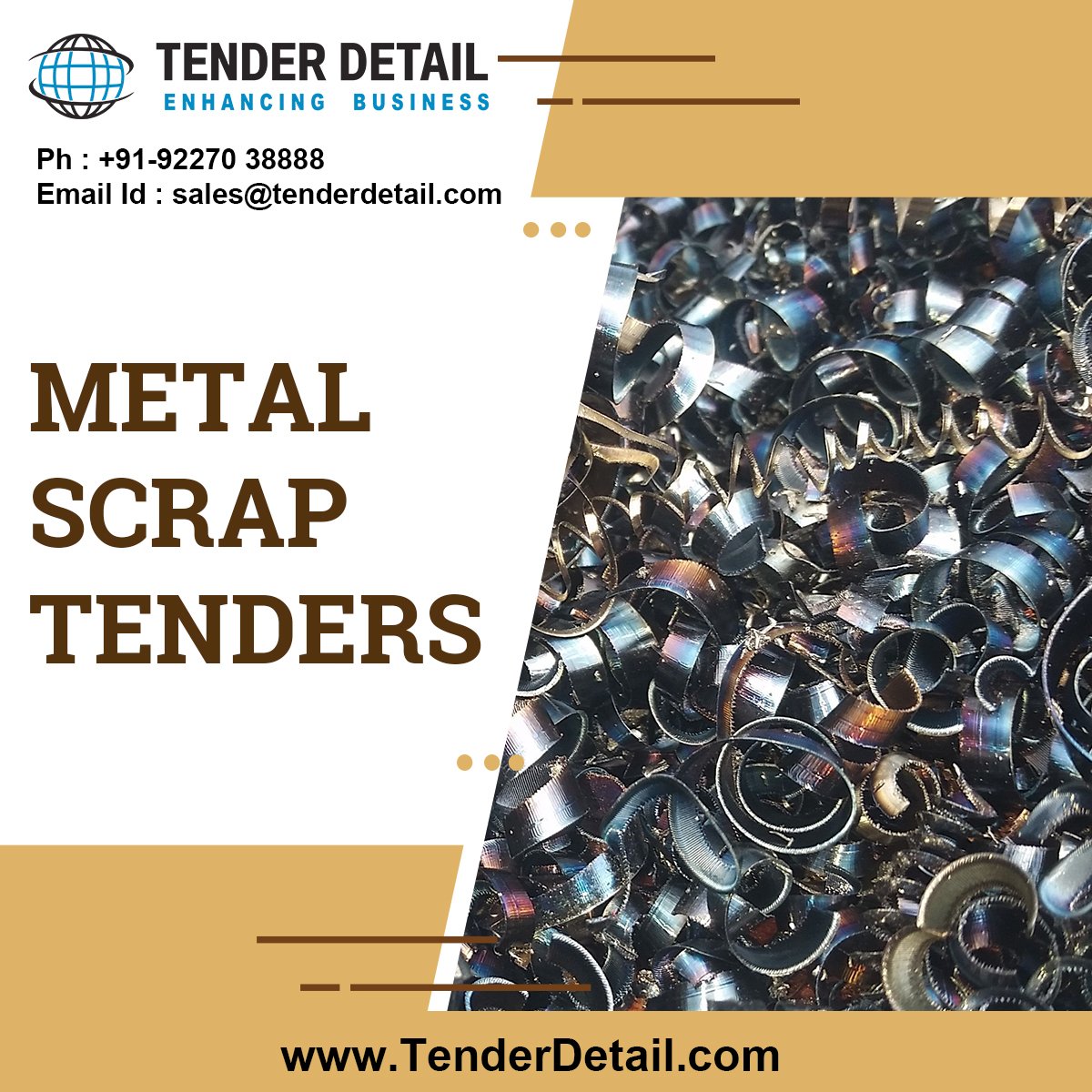 Tender Detail on Twitter "Metal Scrap Tenders from India Linkhttps