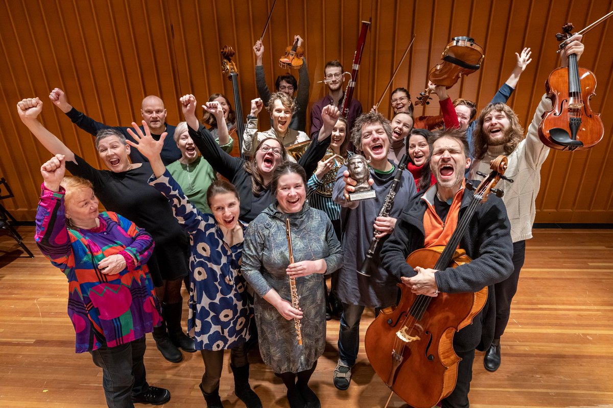 thisisFINLAND's tweet photo. This 50-year-old is as vigorous as they come: the Lapland Chamber Orchestra is the northernmost professional chamber orchestra in the entire EU. 🇪🇺

Their home is on the Arctic Circle, but they offer experiences to people everywhere. 💙

📸 @LaplandChamber https://t.co/c30JAXx8Zl