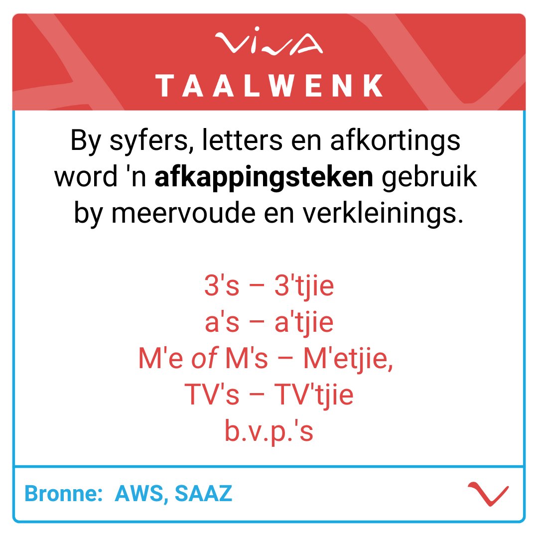 viva_afrikaans's tweet photo. #viva #afrikaans #vivaafrikaans #afkappingsteken #syfers #letters #afkortings https://t.co/Q3U9NyEVkw