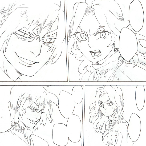 ほーら落描き集めたら1Pできた!もっと頑張れ自分!! 