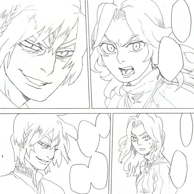 ほーら落描き集めたら1Pできた!もっと頑張れ自分!! 