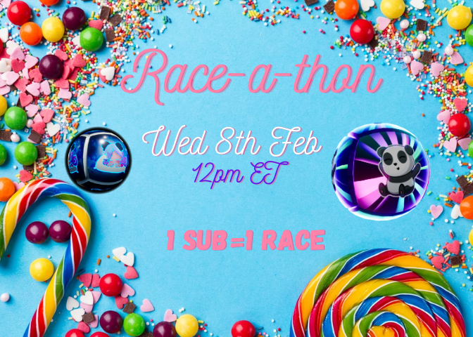Sleepypan's tweet photo. Let's start the new Marbles season with some fun. How many races can we do? Also who is going to be the first added to the brand new sub board? 👀 https://t.co/j27j1ghmSK