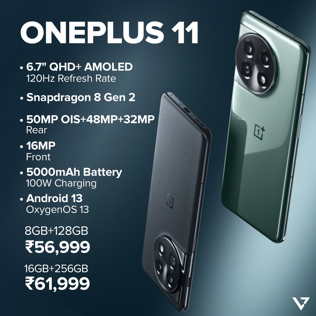 techyvillage's tweet photo. Will you buy the OnePlus 11 at ₹56,999
.
.
#techyvillage #oneplus #oneplus11 #oneplus11r #oneplusbudspro2 #cloud11 #oneplustv #onepluskeyboard #onepluspad #oneplusindia https://t.co/47QKd1OhPR