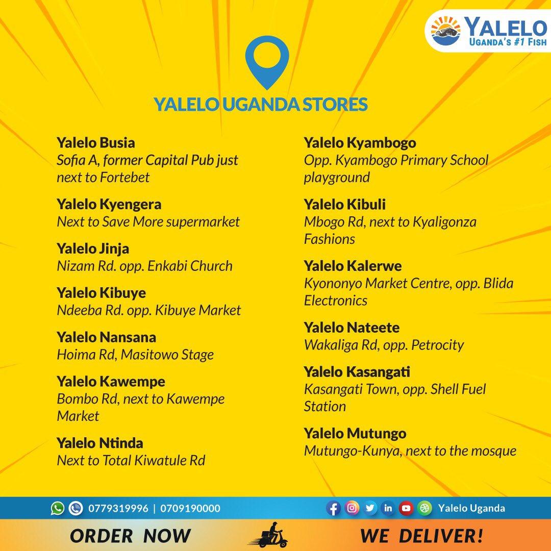 Get yourself fresh fish for your lunch today from any @YaleloUganda outlet near you at 14k for our XXL size which is (800gms & above) and our XL (600-799gms) is 13k per Kg. #YaleloFish
