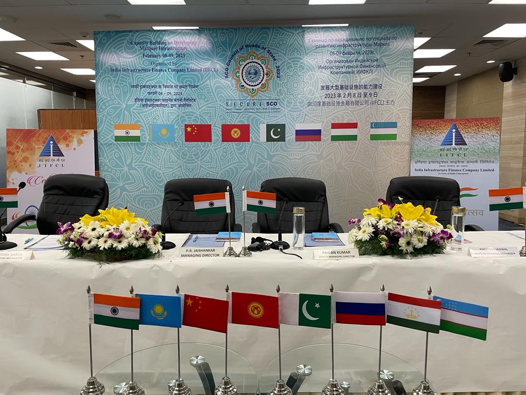 IIFCL's tweet photo. #HappeningToday: @IIFCL host's SCO-IBC members for a seminar on “Capacity Building on Developing Marquee Infrastructure” https://t.co/jm0Tm3p0lk