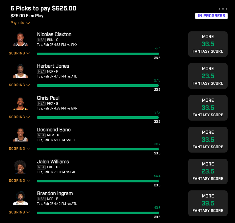 dfsCrunch's tweet photo. What a night for the Crunch community๐ช๐ฎ๐
Claxton oFS โ
Herb oFS โ
Bane o3s โ
Trae uPRA โ
AG oFS โ
RJ o3s โ
Ben uRebs โ
Lavine oFS ๐
Close to perfect but we take the MASSIVE profitable night ๐
#PrizePicks #Underdog #PlayerProps #DFS #NBA #Crunched https://t.co/nRfiz4q04X
