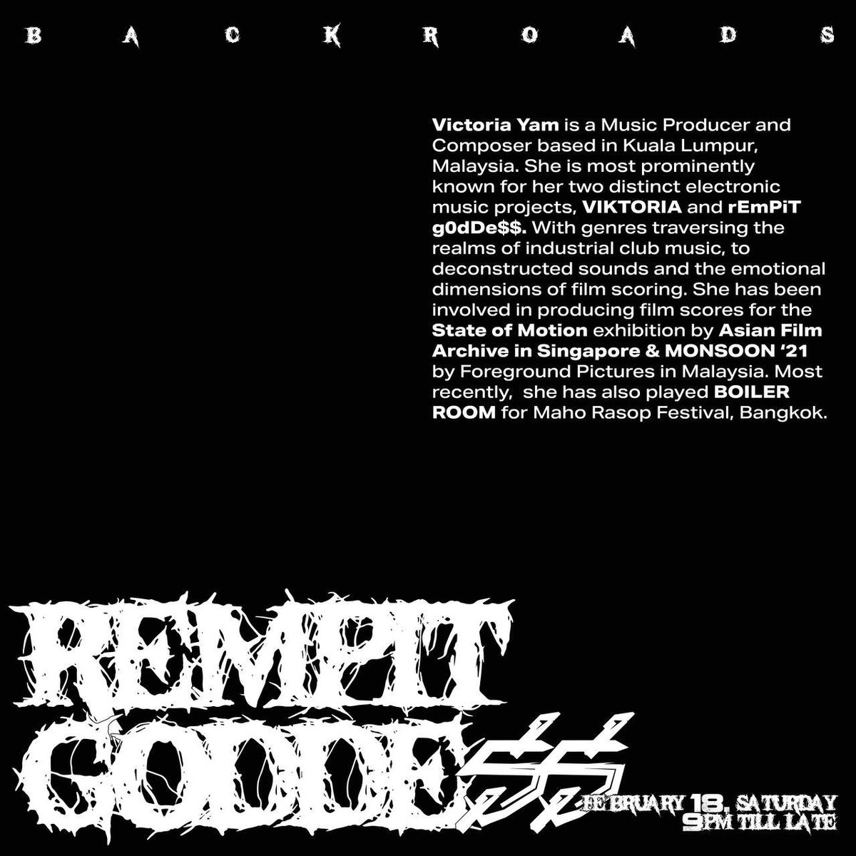 The last of our lineup for music, #5 <a href="/rempitgoddess/">Victoria</a>! Next up we’ll be featuring some of the artists in the curation xo <a href="/RefractionDAO/">be</a>