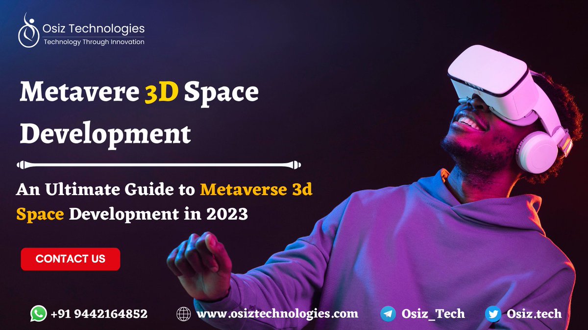 Osiztech's tweet photo. The Metaverse 3D Space is a network of 3D virtual worlds that aims to encourage social interaction. It is often referred to as a "virtual platform" that can be accessed with VR and AR headsets.
Explore: https://t.co/C2gXqFvpLf
#metaverse #metaverse3d #vrgame https://t.co/XbZ7ICyET5
