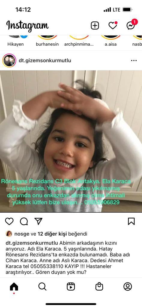 <a href="/haluklevent/">Haluk Levent ( Ahbap Ekibi )</a> Acil rt
Ailesi ulaşamıyor. Kaçırılma ihtimali yüksek. 
En son Adana şehir hastanesine giriş yapılmış. Ancak yavrumuza ulaşamıyoruz