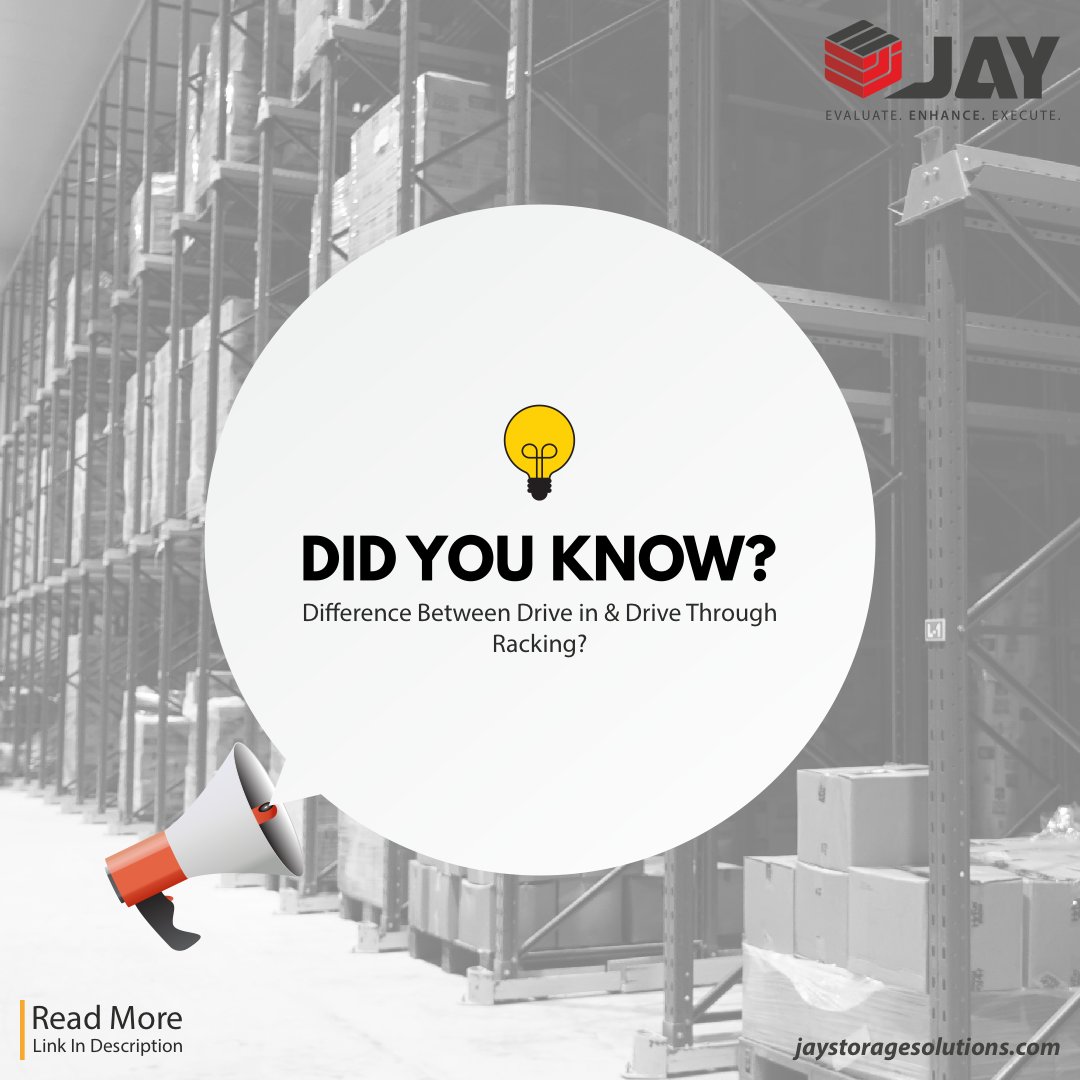 jaystorageindia's tweet photo. ARE YOU AWARE OF THE DIFFERENCE BETWEEN DRIVE IN & DRIVE THROUGH RACKING?
-
Read the full blog here: https://t.co/X1MZC9iY6L
-
#jaystorage #Jaystoragesolutions #drive-in #vs #drive-through #racking #drivethroughracking #palletracking #warehousestorage #storagesolutions #jayblog https://t.co/mE4P2v7I0r