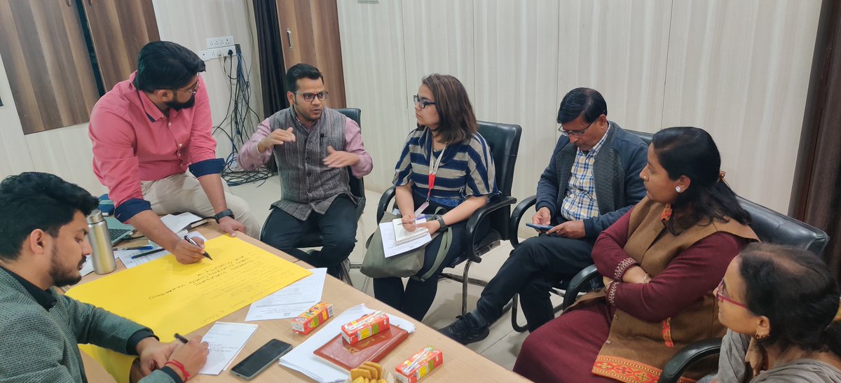 Urban95U's tweet photo. @Urban95Academy @RushdaMajeed @LSECities @LOFoschini @VickyChavezB A dialogue with City officials and relevant stakeholders on the #urban95 Child Safety Guidelines for value additions #earlychildhoodmatters #children #safety @MoHUA_India @Urban95cm @BvLFoundation @ICLEISouthAsia @Ecorys @jatan_sansthan #childfriendlycities #udaipur https://t.co/x1emu7JNK1