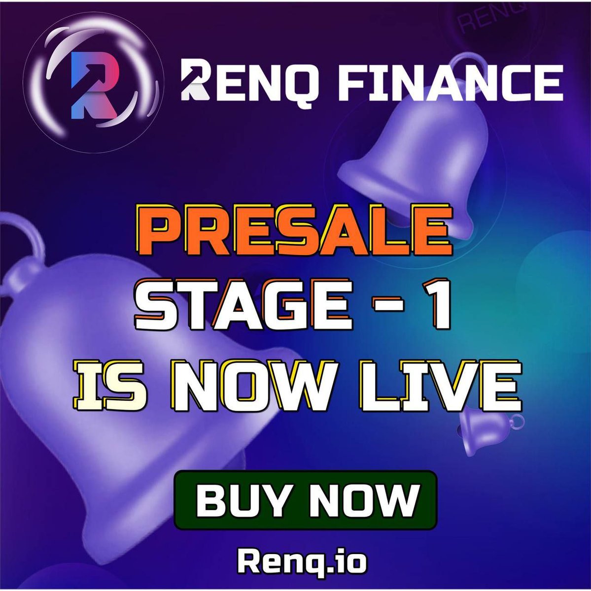 RenQ Finance Presale 1 Is Now Live.

Users can take part in Presale via USDT or ETH.

Price per RenQ - $0.02
Hardcap - $690,000
Next Stage Price - $0.025

Join RenQ's Presale - renq.io