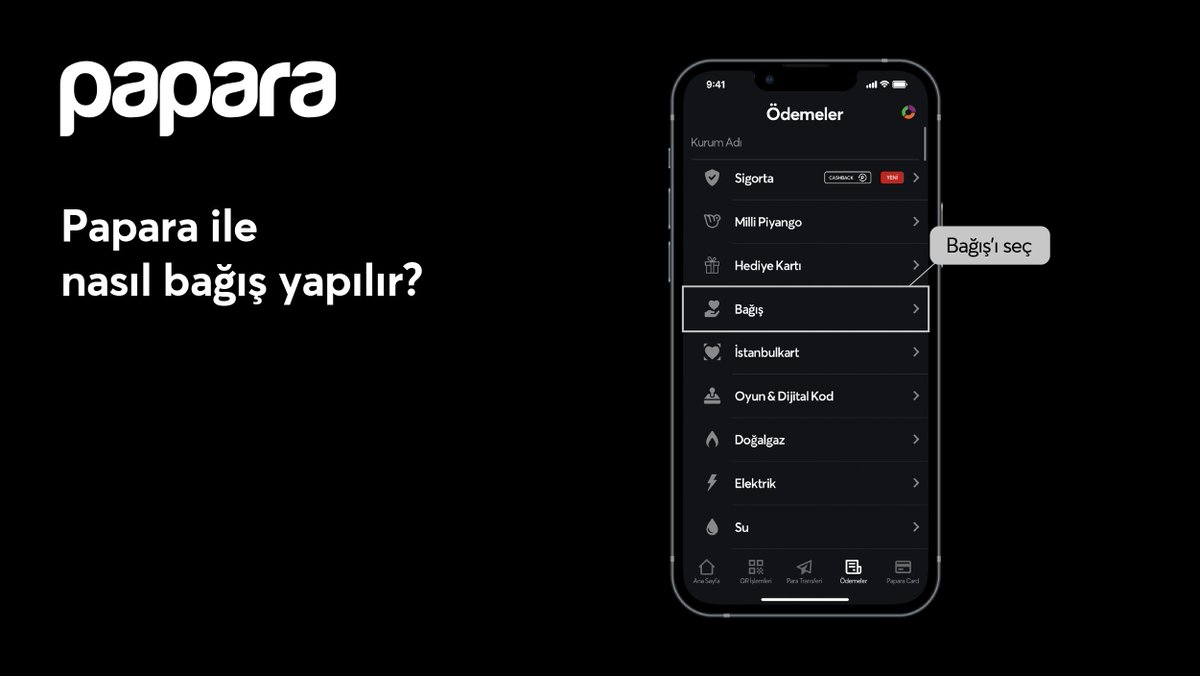 Papara's tweet photo. Deprem bölgesinde çalışan sivil toplum kuruluşlarına Papara üzerinden kolayca bağış yaparak destek olabilirsin. https://t.co/IdtzRvE11L