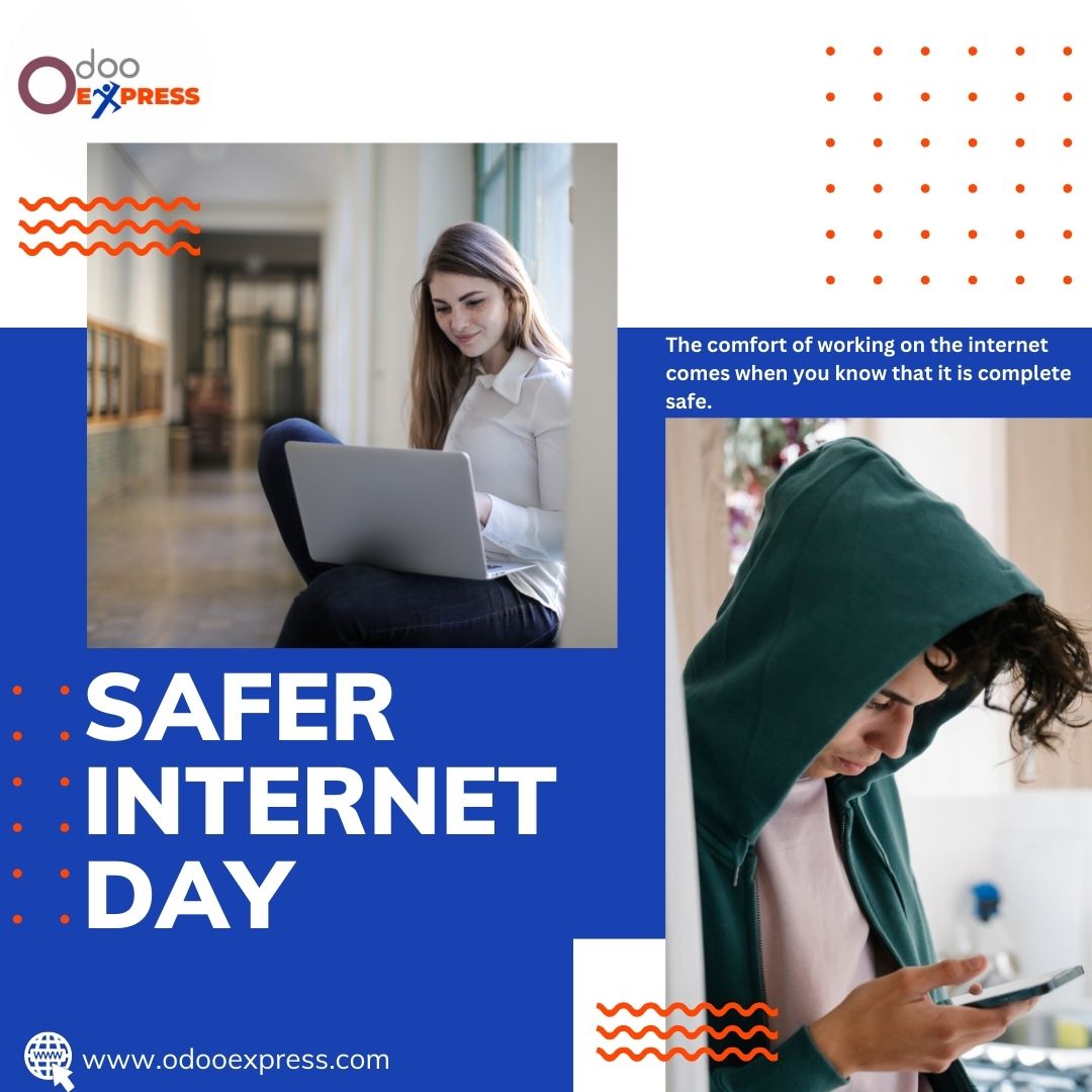 odoo_express's tweet image. The comfort of working on the internet comes when you know that it is complete safe.
Happy Safer Internet Day.
.
#saferinternet #saferinternetday #onlinesafety #internetsafety #safebrowsing  #internet