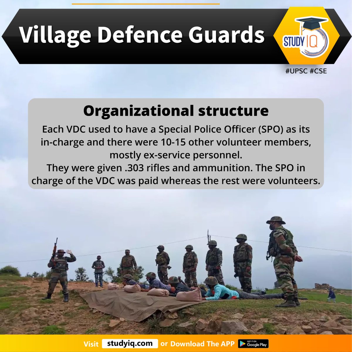 upsciq's tweet photo. Village Defence Guards
#villagedefenceguards #defenceguards #whyinnews #terroristacts #jammuandkashmir #jk #rajouri #villagedefencecommittees #vdcs #terroristthreats #minorityhindus #terrorism #specialpoliceofficer #spo #vds #policyofvillagedefencecommittees #defencegroups #sp https://t.co/SF7mgzPiQS
