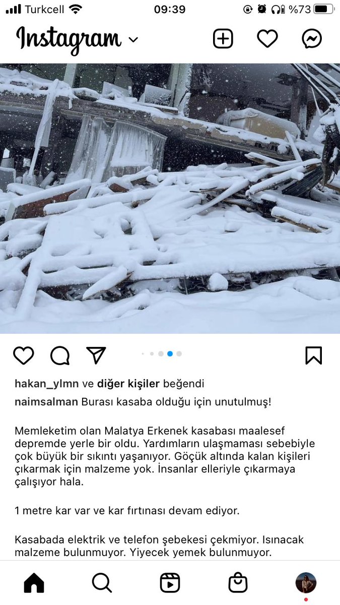 Yardım için bekliyorlar, yoğun kış koşulları hala devam ediyor.. ses olalım hep birlikte #ahbap #AhbapDernegi #cnnturk #halukleventacil #kızılay #akut #afad
