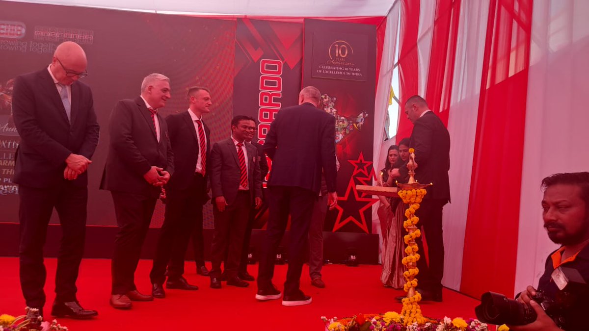 kjkrishimedia's tweet photo. Maschio Gaspardo India is celebrating its 10th Year Anniversary today in Pune. Krishi Jagran is present at the event for ground reporting. Stay tunned for more updates!

#MaschioGaspardo  #Anniversary  #krishijagran #tector #farmer #agriculture https://t.co/ZyHQ07lrvQ