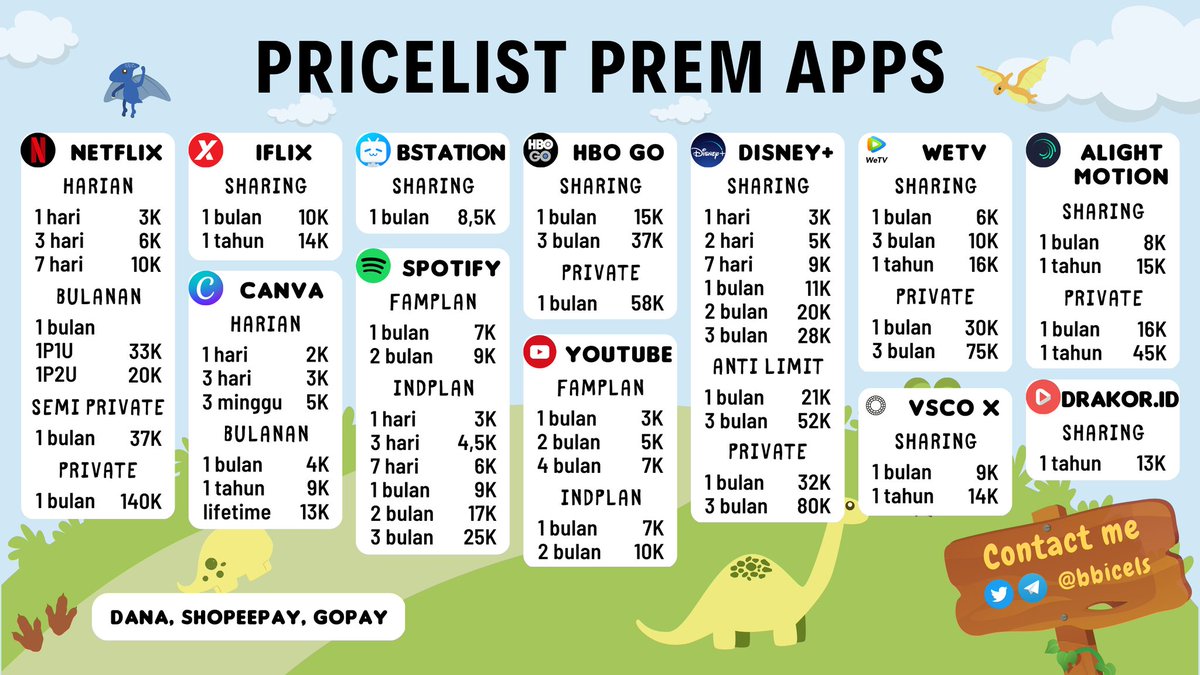 openn, netflix sebulan promo cus
1p1u : 25k
1p2u : 17k #zonauang