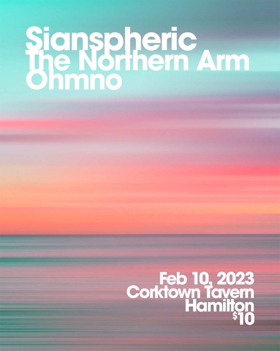 Pretty stoked to be on this bill. If you’re in (or near) Hamilton this weekend come on out! 🤘