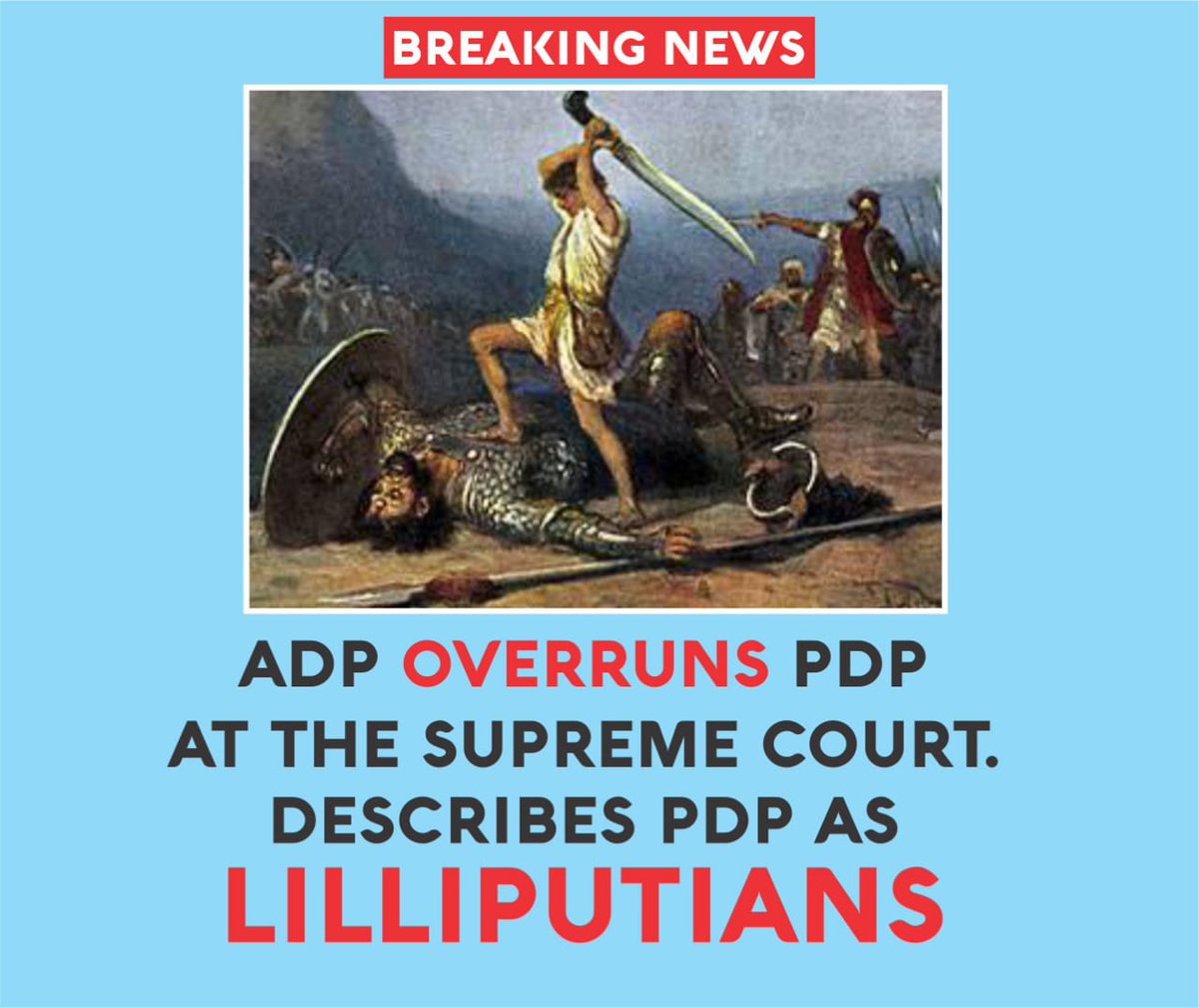 adp_Rivers's tweet photo. Victory as ADP overruns PDP at the Supreme Court. https://t.co/URxCLxsheI
