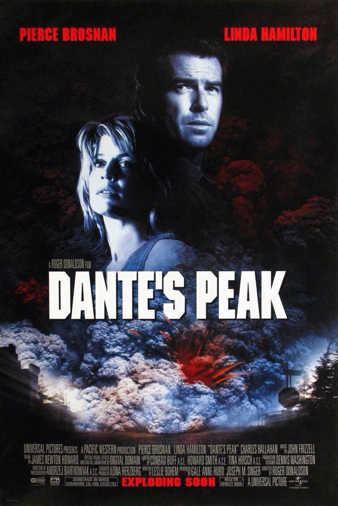 FilmNewsNos's tweet photo. 🎬MOVIE HISTORY: 26 years ago today, February 7, 1997, the movie ‘Dante’s Peak’ opened in theaters!
#PierceBrosnan #LindaHamilton #CharlesHallahan #JamieReneeSmith #JeremyFoley #ElizabethHoffman #GrantHeslov #ArabellaField #TziMa #BillBolender #RogerDonaldson https://t.co/3Rwp8CRqGt