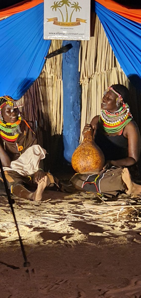EliyeResort's tweet photo. @EliyeResort on Lake Turkana is not only a hotel with high class accommodation and food, endless sandy beach and well stocked bar. Under "Tourism for Peace and Culture" it produces regulary shows. https://t.co/ssMrrnHX9k