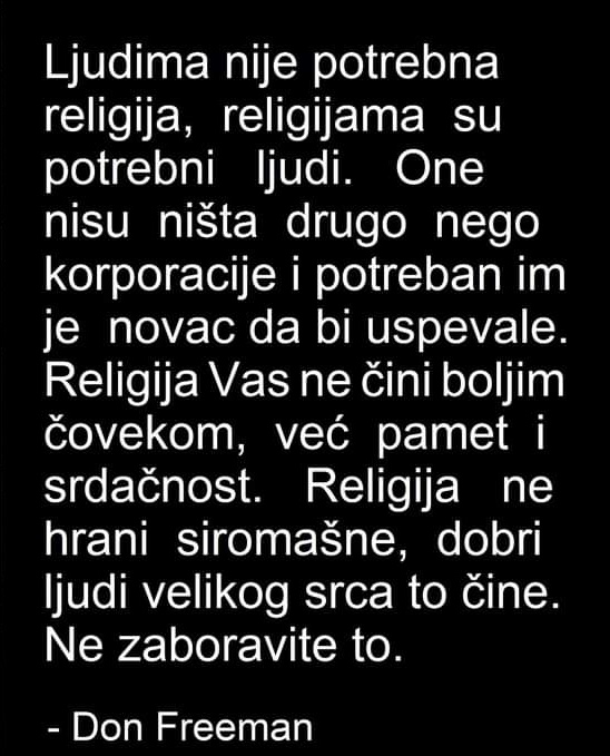 99% NERELIGIOZAN (@ateistaizabave) on Twitter photo 