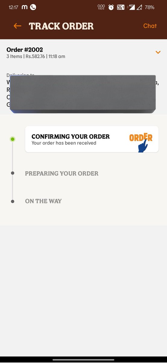 shubhamkshrivas's tweet photo. @burgerkingindia i ordered at 11:18 AM order status yet pending and the contact number is un-contactable.. Is this going to be delivered today..? https://t.co/Rmmr20D8us
