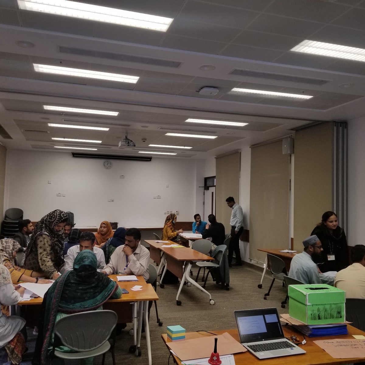 sibtain_7's tweet image. 2nd day of the 4th Course on Fundamentals of Quality Control to Improve Patient Safety, under the auspices of #IFCC and #PSCP at #AKU !
Participants learning #teamwork via #groupactivity
@AKUGlobal 
@JafriLena 
@HafsaMajid