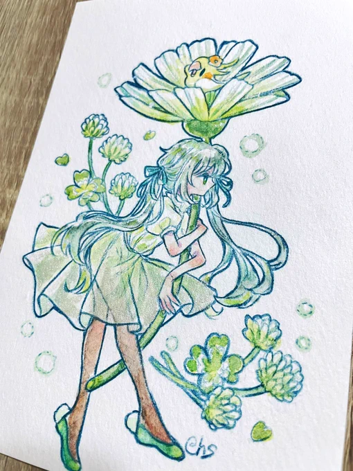 描けたのでメイキング動画作ります 