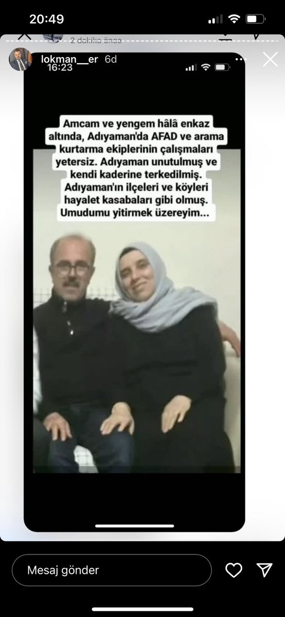 berra2006's tweet photo. @AdiyamanBelTR @AFADBaskanlik @AFADAdiyaman https://t.co/wl49W8znuV