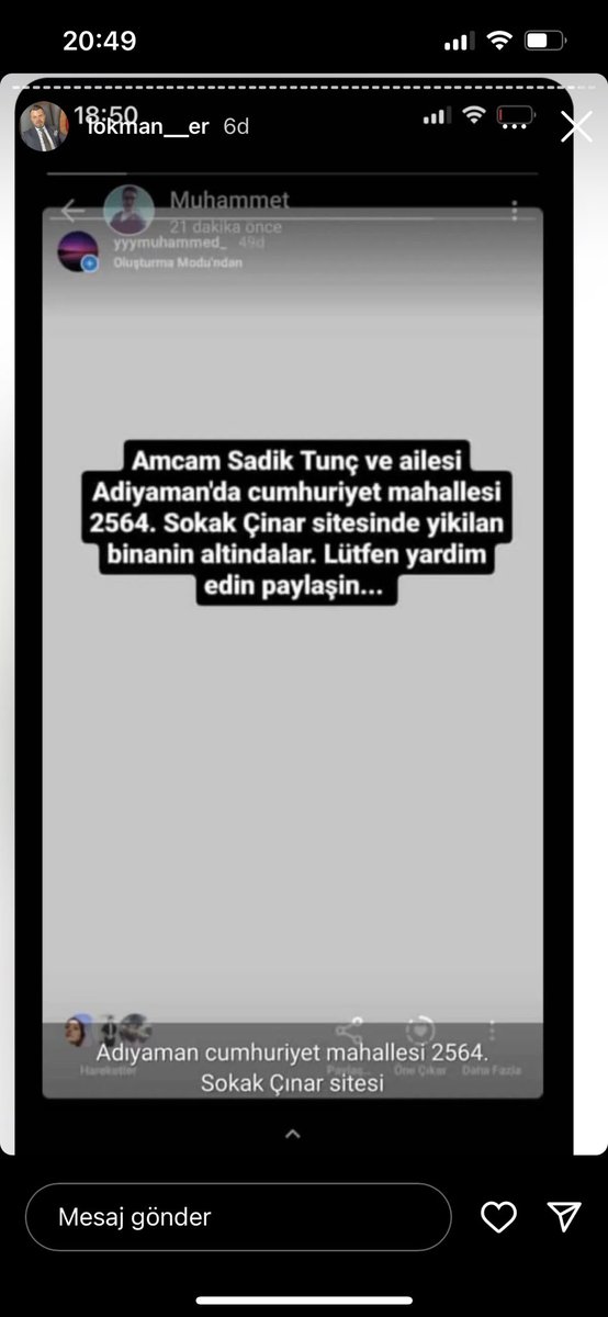 berra2006's tweet photo. @AdiyamanBelTR @AFADBaskanlik @AFADAdiyaman https://t.co/wl49W8znuV