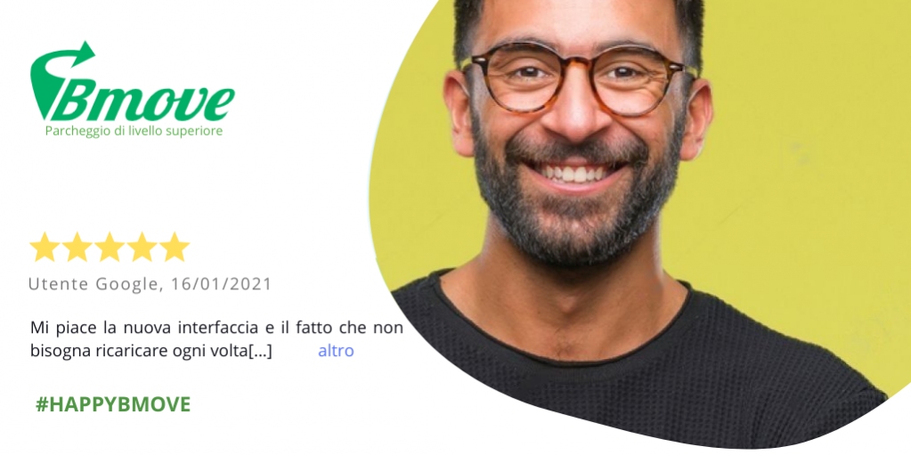 bmoveapp's tweet image. [#diconodibmove] "Mi piace la nuova interfaccia è il fatto che non bisogna ricaricare ogni volta [...]"

Ascolta uno dei nostri #Clienti #Contenti!
E  Prova 𝗕𝗺𝗼𝘃𝗲 𝗔𝗽𝗽 QUI bit.ly/phonzieapp

Lo Staff - 𝗕𝗺𝗼𝘃𝗲 𝗔𝗽𝗽 -
#bmove #bmovieapp #parcheggio #parking