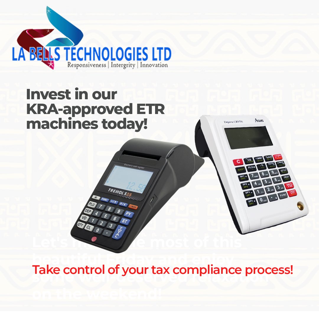 Labellstech's tweet image. To make your order;
☎0721 990 231 | 0796 611 515 | 0720 490 620 | 📩 info@labellstechnologies.co.ke
📌Bihi Towers - Moi Avn opp the Bazaar plaza.

#labellstechnology #labells #POS #transactionmachines #business #brand #aclas #ETR #tremolG03 #Timsready