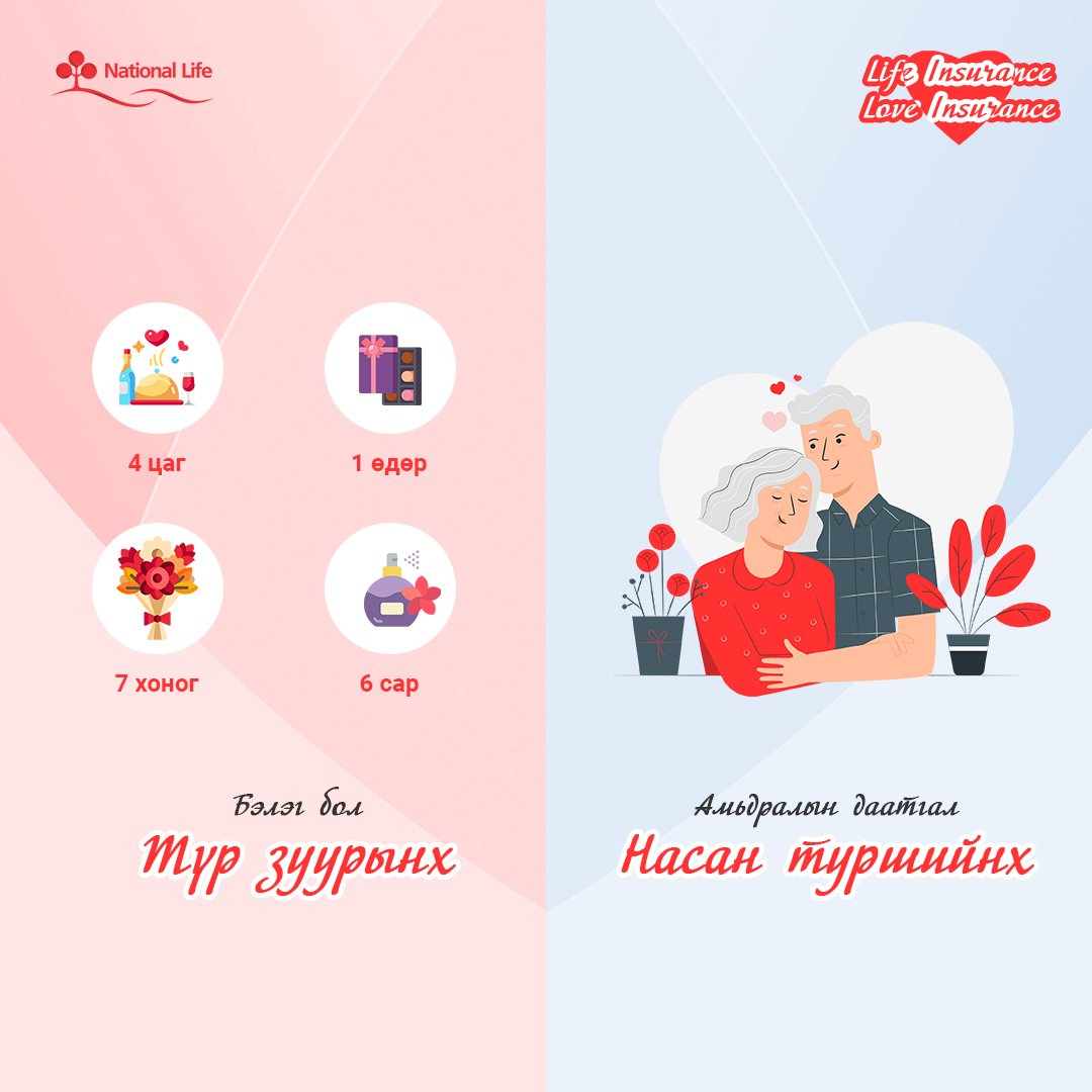 Хайраа заавал үнэтэй цэцэг, тансаг оройн зоогоор илэрхийлэх албагүй. Хайрлах нь хамгаалахаас, халамжлахаас эхэлдэг. Энэ нь #Хайрлагдах_Мэдрэмж юм. 
"ХАЙР"-аа даатгуулах линк 👇👇
💖mylife.mn
☎️ 7011-3366
#NationalLife #LifeInsuranceLoveInsurance