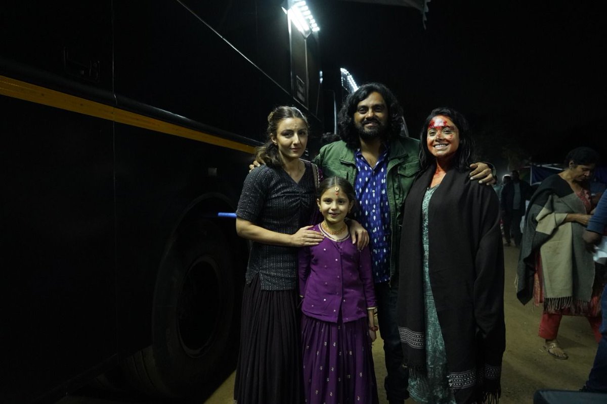 Cinefare9's tweet photo. Chhorii 2, the sequel to the successful 2021 horror film Chhorii, wraps filming.

@Nushrratt @sakpataudi @FuriaVishal
@TSeries @Abundantia_Ent @CryptTV @psychscares 
@vikramix @NotJackDavis #BhushanKumar #KrishanKumar #ShivChanana
@saurabhgoyall @Gashmeer @ajitjagtap @divyapdubey https://t.co/hRaEcCB9Gx