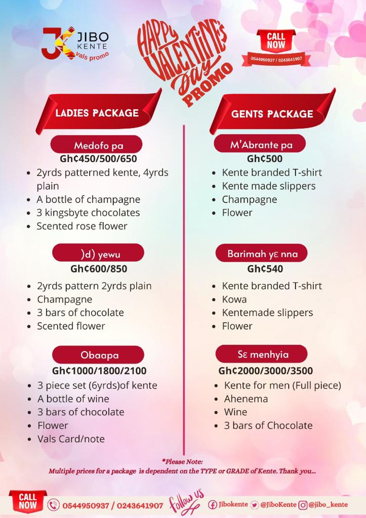 JiboKente's tweet photo. We have packages for both ladies and gentlemen.. surprise that special someone with a package from Jibo Kente.. #JiboKente https://t.co/kIzmyLC0oL