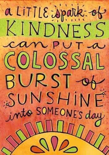 CharlotteARead9's tweet photo. #MakeADifference #bekind #besomeonessunshine https://t.co/CYTrKf4M93