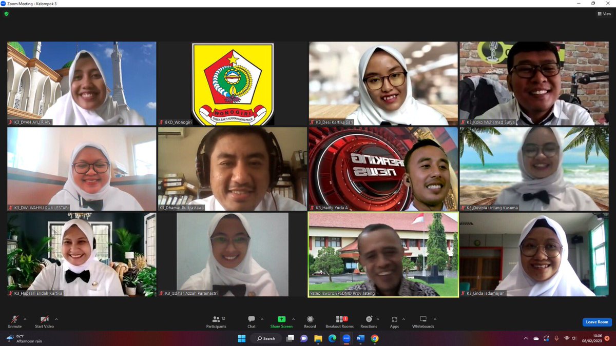 bkpsdmwonogiri's tweet photo. Penyampaian materi agenda 1b. Sikap Perilaku Bela Negara Latsar CPNS angkatan 13 Kab. Wonogiri pola kerjasama dng BPSDMD Prov Jateng
@bpsdmdjtg 
@mBangunWonogiri 
#jokosutopo
#gonyawiji https://t.co/r3wjKvFf2j