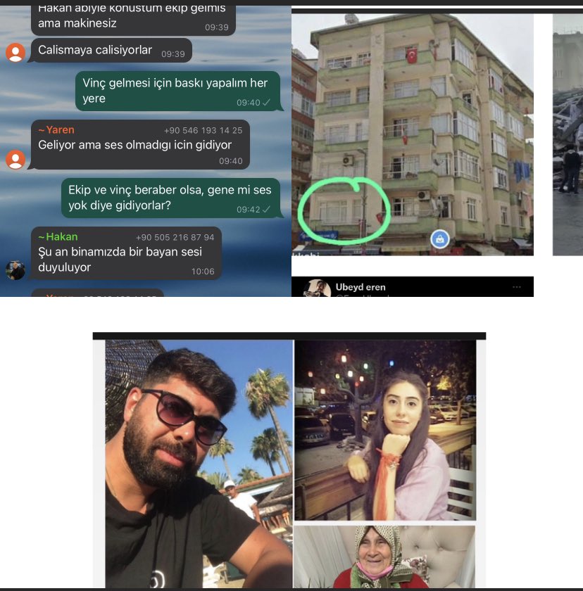 TAM ŞU ANDA BİNAMIZDA

‼️‼️KADIN SESİ DUYULUYOR, ‼️‼️

‼️‼️ACİL EKİP VE VİNÇ LAZIM ‼️‼️

…Lütfen yardım gönderin lütfen …

HER SANİYE CAN KAYBEDİYORUZ

Cebrail mah fatih cad CENK APT no19
Antakya merkez