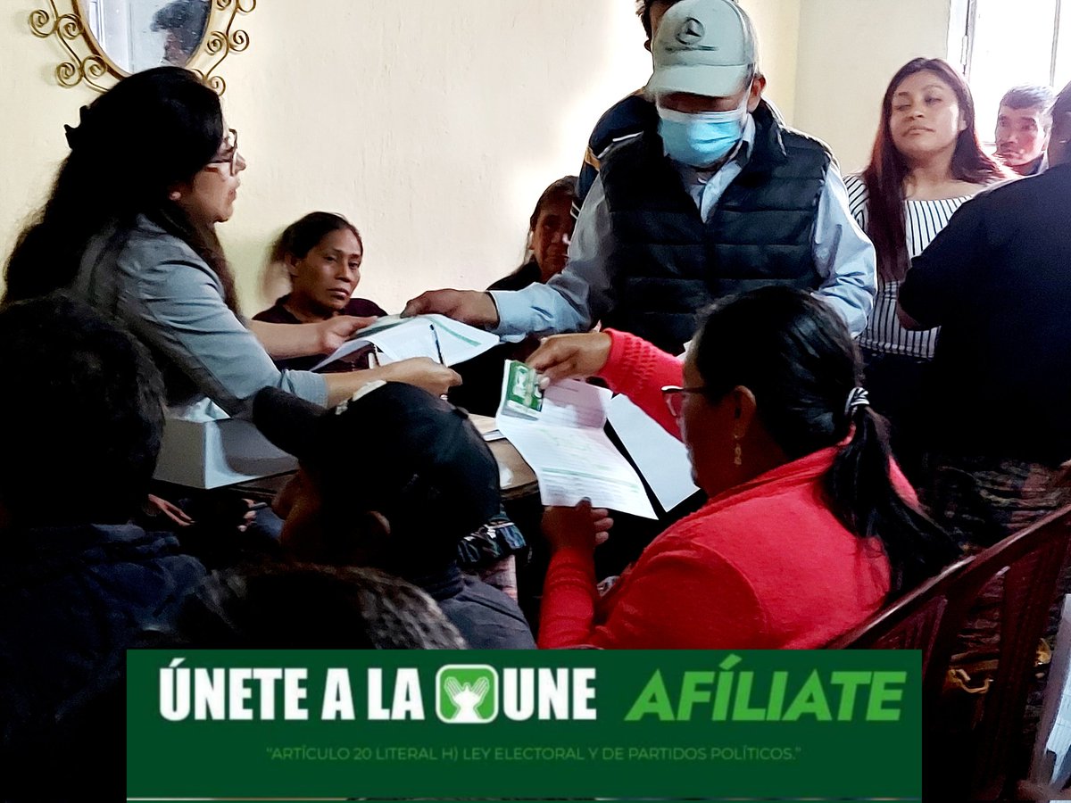 UNEPatzun's tweet photo. #Afíliate #OrdenYTransformación 
Capacitación y Afiliación!💚 https://t.co/xL54HZJ8Oo