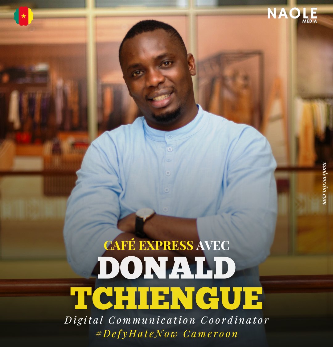 NaoleMedia's tweet photo. #interview
Dans un monde où l'information est à portée de main, il est plus important que jamais de savoir comment distinguer les faits des #fakenews.
Nous avons pris un café express avec Donald Tchiengue, Digital communication Coordinator à DefyHateNow.
https://t.co/NHDWEcq1c7 https://t.co/SYwEPE5IEA