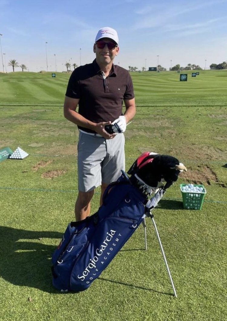 Sergio Garcia is repping his golf academy on the hat and bag this year. Great to see a tour pro support the development of future stars #growingthegame #LIVGolf #fireballsgc https://t.co/Q007A6clJr