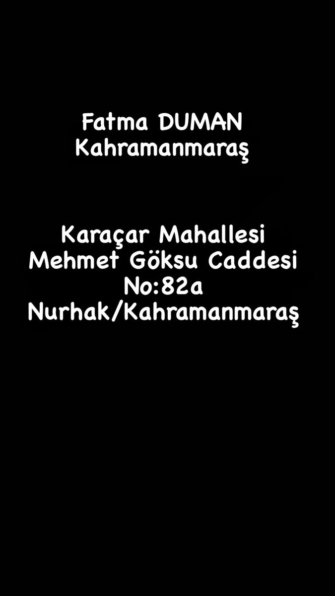 Kardeşimin arkadaşı , ilk depremden sonra görüştük ama ikinci depremden sonra hiç ses yok günlerdir telefonları kapalı. #deprem #maraş #Kahramanmaras