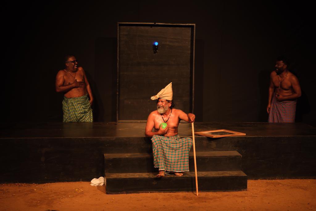 ITFoKerala's tweet photo. The play Arctic opened the venue FAOS( From Ashes to Open Skies) which was built from the ruins of a Temple theatre that was burnt down before inauguration in the year 2011. ITFoK restored the area  in hopes of igniting the embers of theatre from the charred ashes. #itfok2023 https://t.co/kFh6zJWOLK