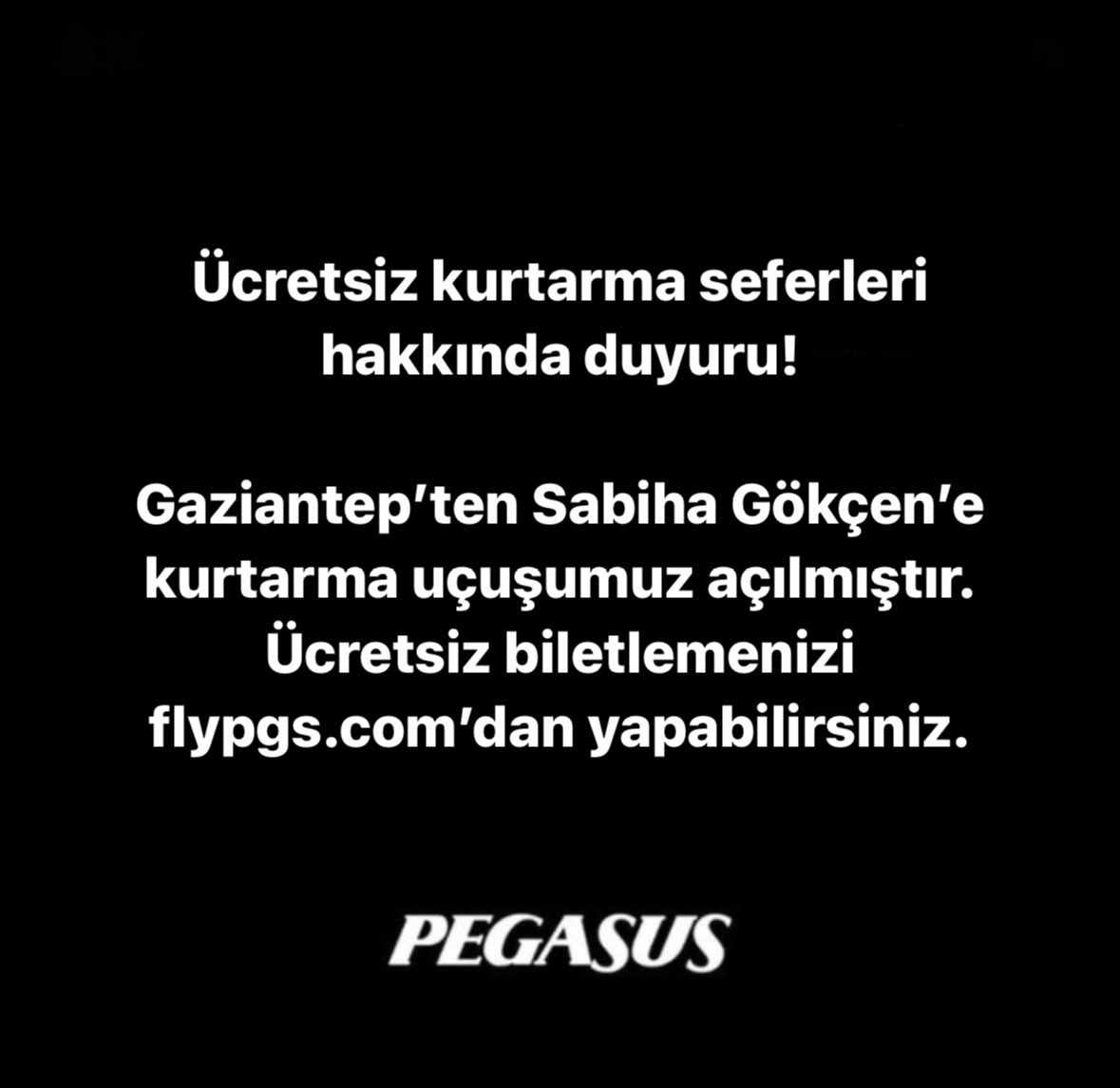 ucurbenipegasus's tweet photo. Ücretsiz kurtarma seferleri hakkında duyuru! https://t.co/LnsQpDYLw1