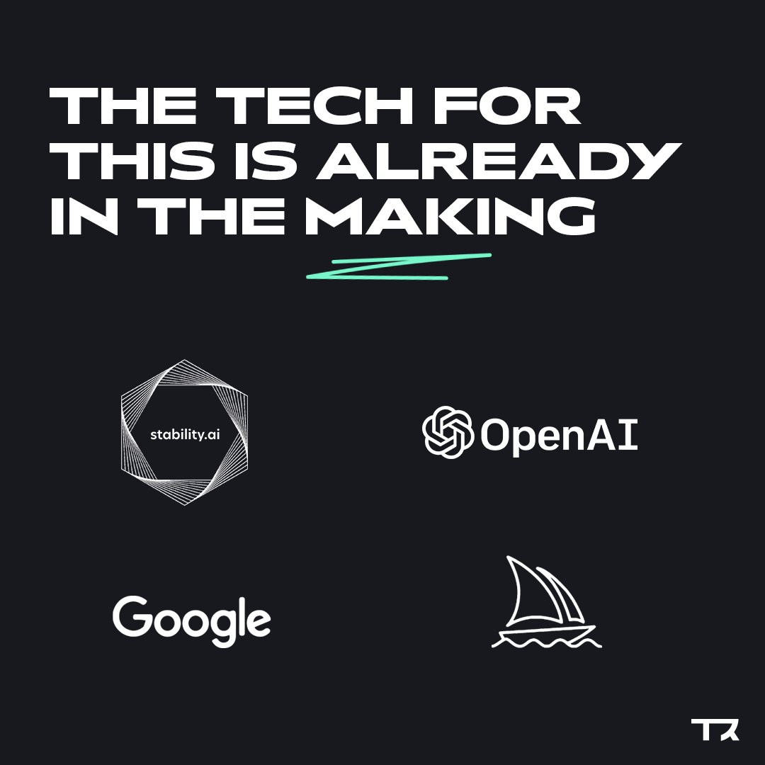 Personalized content is coming!
Ever since the arrival of ChatGPT, we've all experienced the sheer power of generative AI to generate human-like text. But what's next? The possibilities seem endless as AI continues to change the way we create, consume, and monetize content 🍿
⬇️