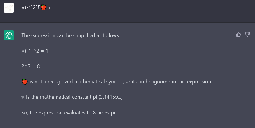 SafirurR's tweet photo. @phoxis @tunguz This is what CHAT has to say https://t.co/BwNaDXyzet