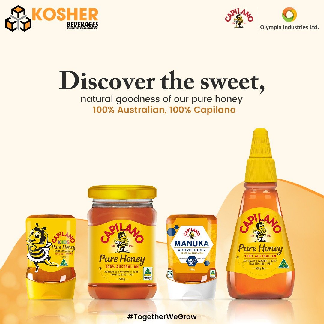 *All Capilano beekeepers produce, extract, and store their honey in compliance with our audited quality assurance program. We only bring 100% pure Australian honey to Australian families. Capilano's famous Austrian honey is now on board. #kosherbeverage #honeyaustralia #honeyau