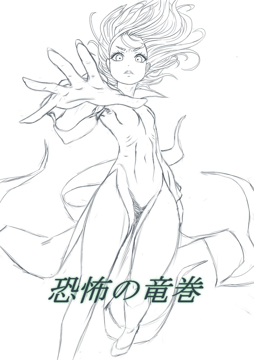 graydust_oa's tweet photo. A redraw of Tatsumaki I did some time ago https://t.co/olc72d9bZ2